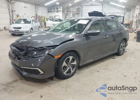 2020 Honda Civic Lx из США, поврежденный, VIN 2HGFC2F60LH505885